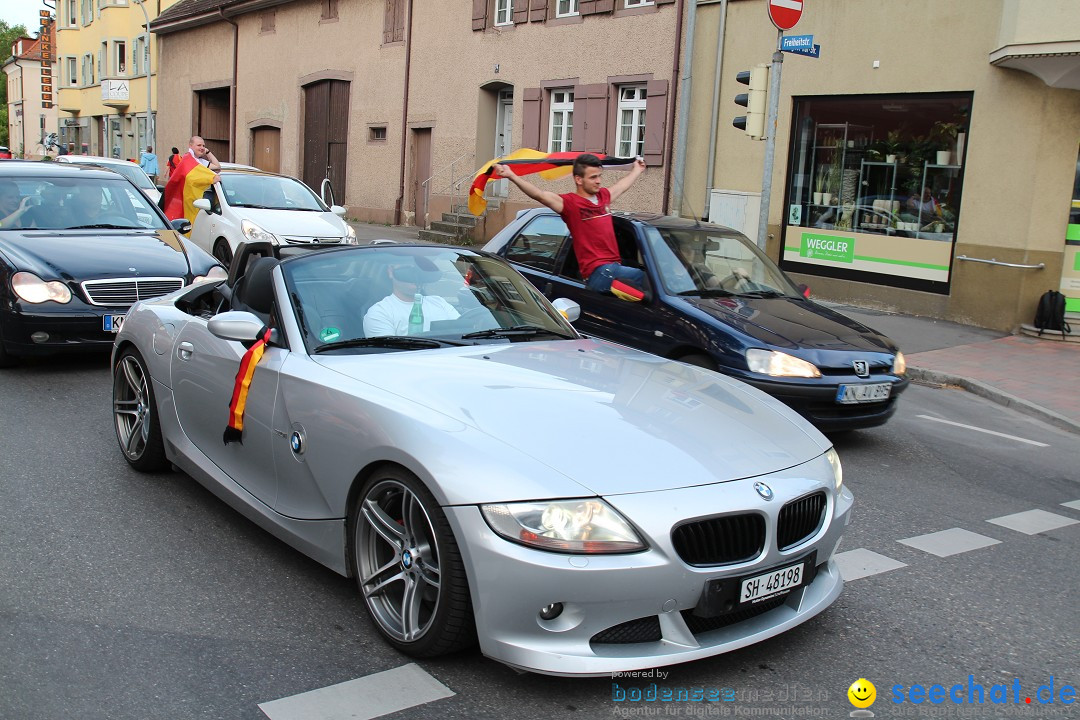 WM 2014: Deutschland vs. Portugal: Singen am Bodensee, 16.06.2014