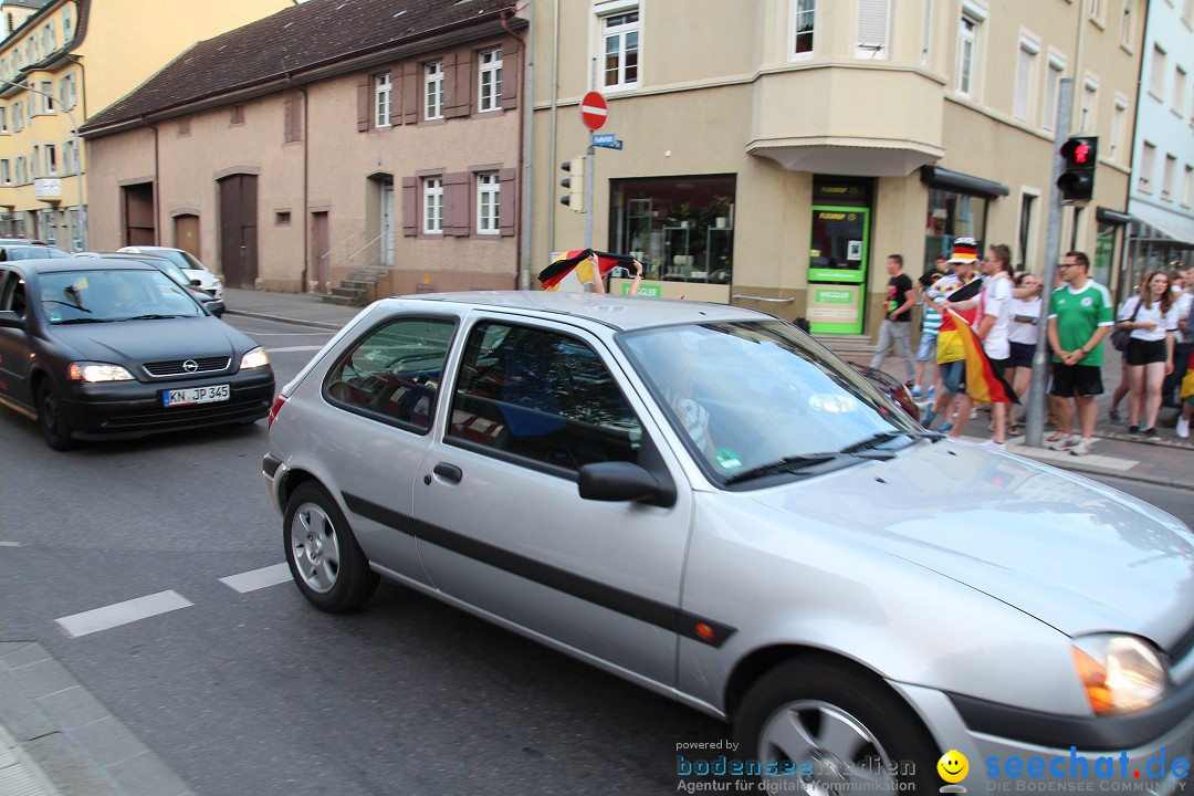 WM 2014: Deutschland vs. Portugal: Singen am Bodensee, 16.06.2014