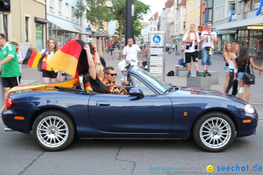 WM 2014: Deutschland vs. Portugal: Singen am Bodensee, 16.06.2014