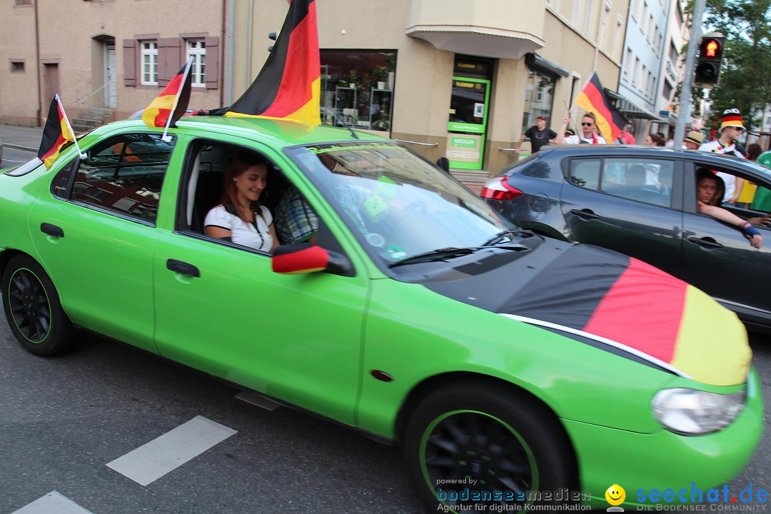 WM 2014: Deutschland vs. Portugal: Singen am Bodensee, 16.06.2014