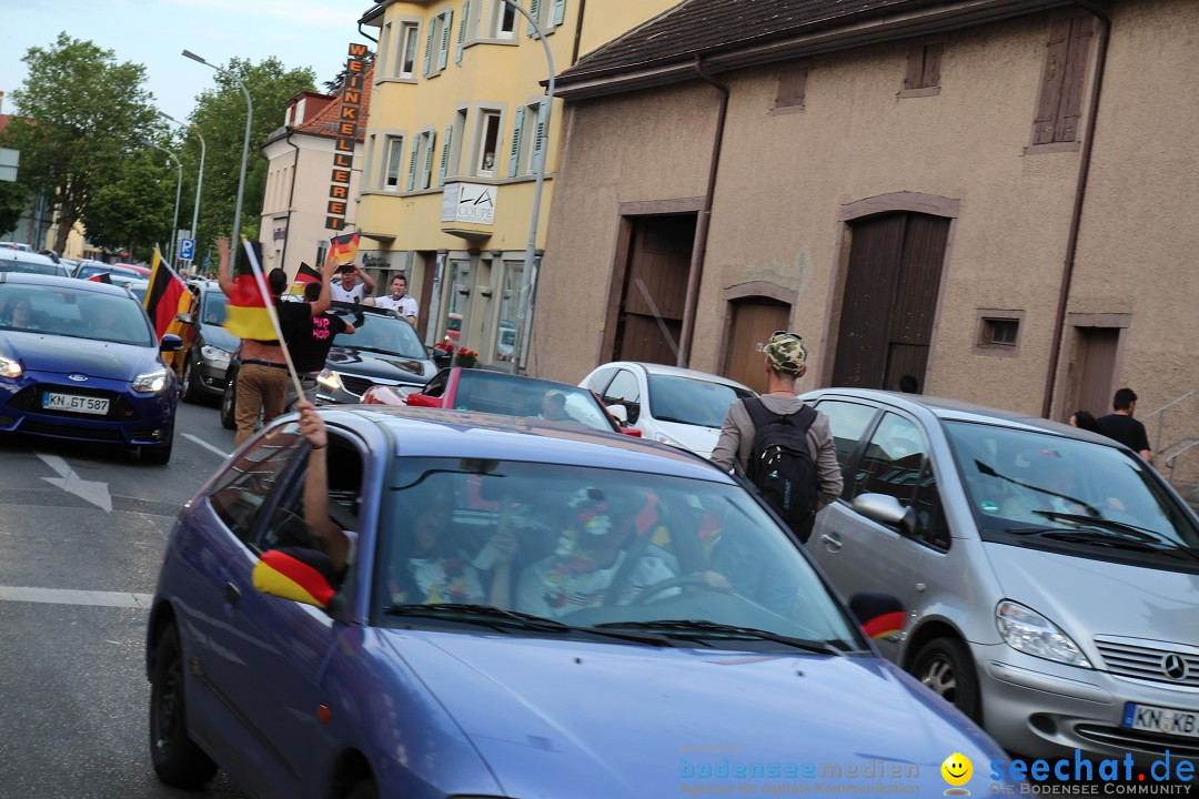 WM 2014: Deutschland vs. Portugal: Singen am Bodensee, 16.06.2014