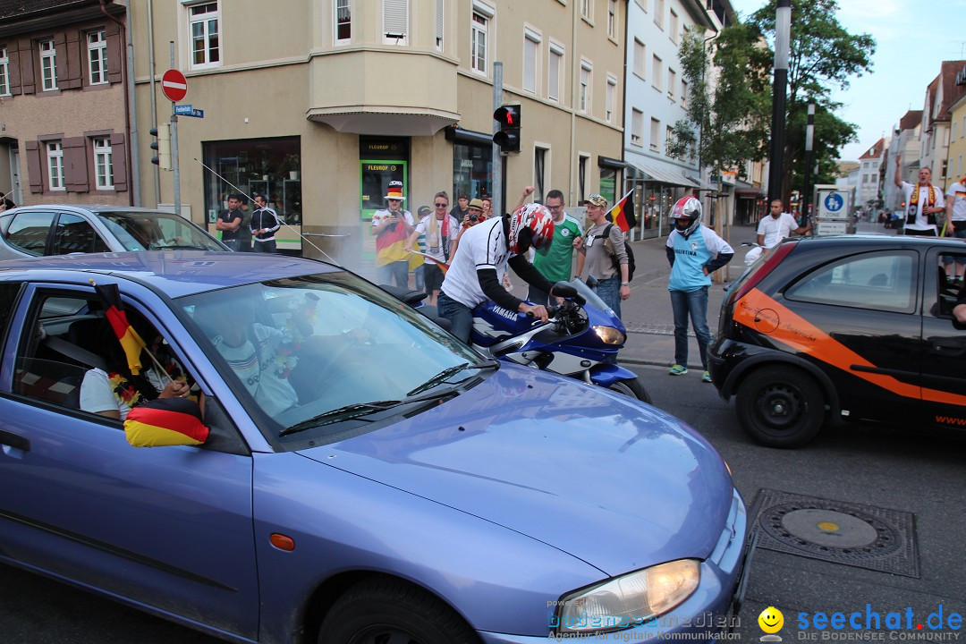 WM 2014: Deutschland vs. Portugal: Singen am Bodensee, 16.06.2014