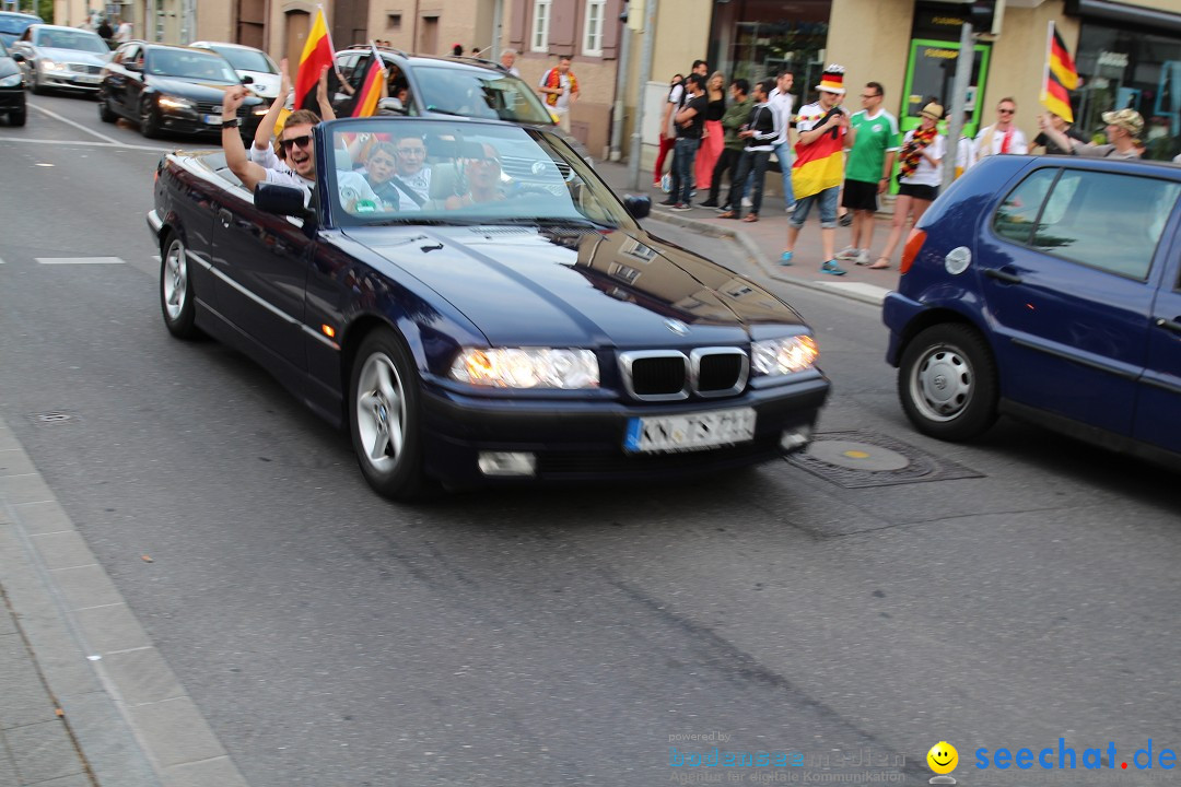 WM 2014: Deutschland vs. Portugal: Singen am Bodensee, 16.06.2014