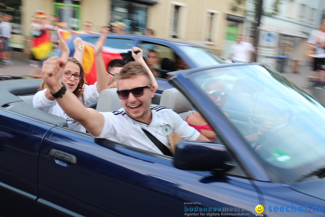 WM 2014: Deutschland vs. Portugal: Singen am Bodensee, 16.06.2014