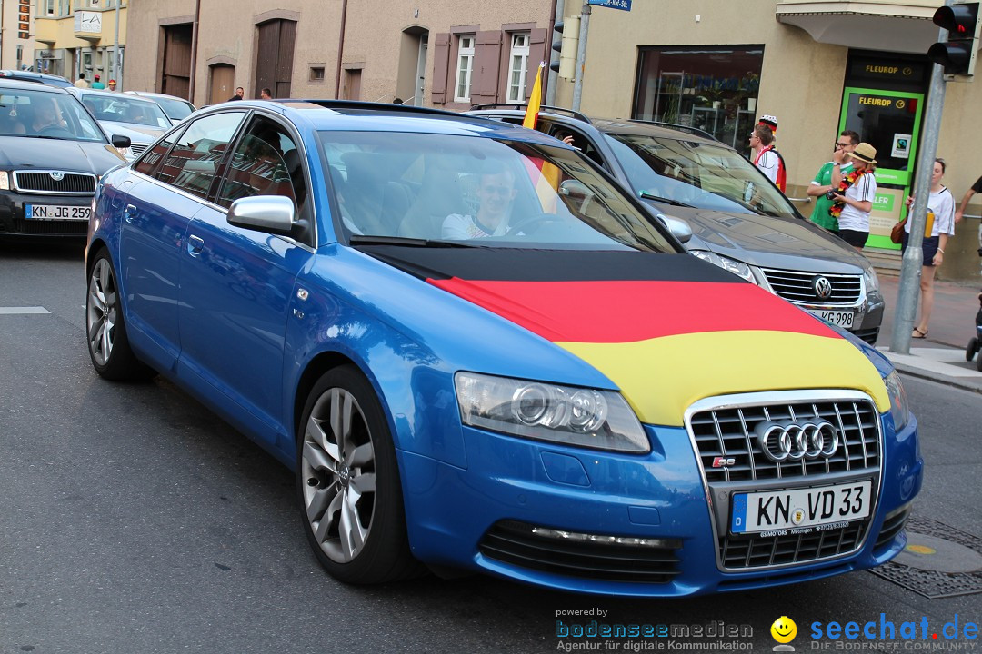 WM 2014: Deutschland vs. Portugal: Singen am Bodensee, 16.06.2014