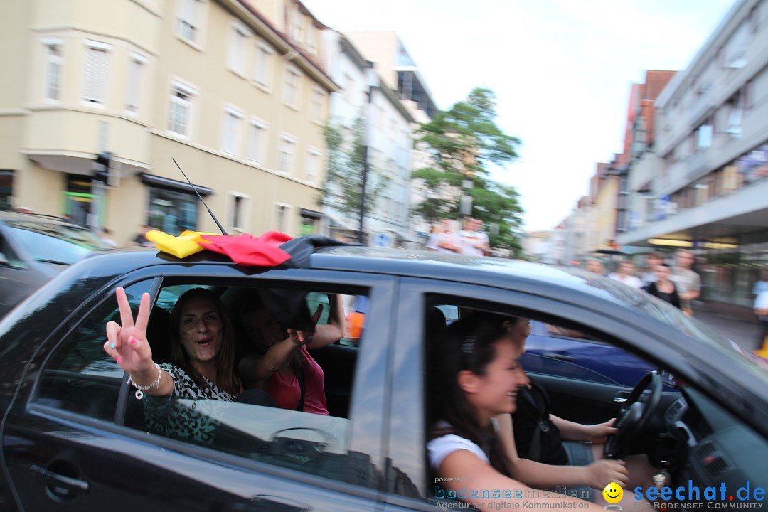 WM 2014: Deutschland vs. Portugal: Singen am Bodensee, 16.06.2014