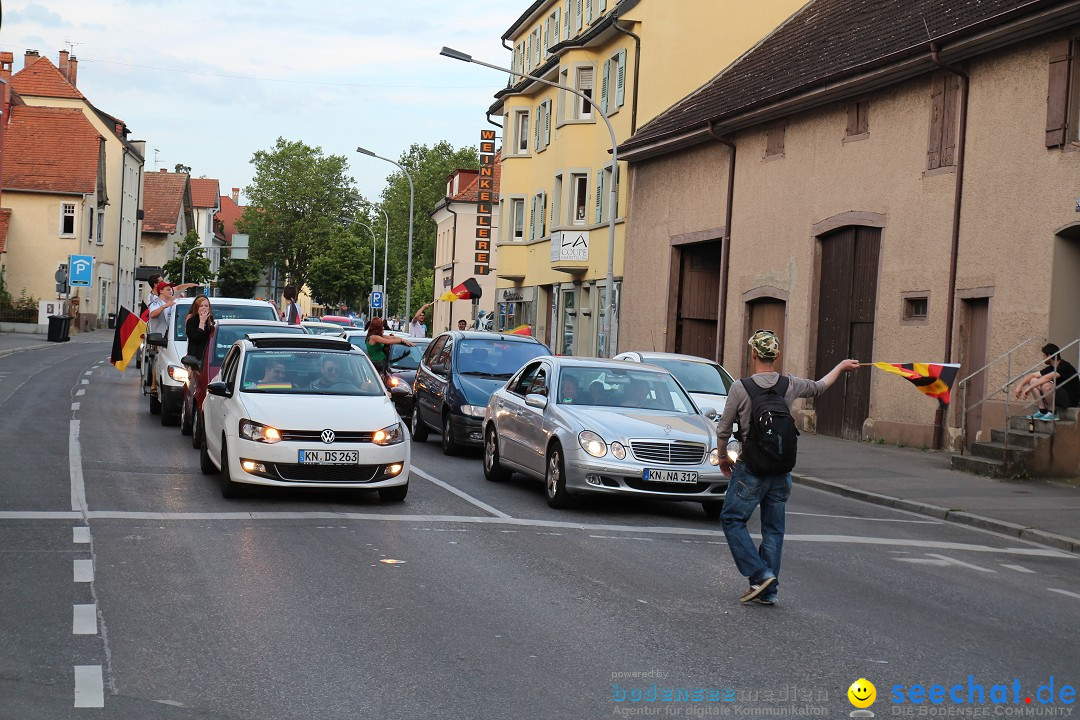 WM 2014: Deutschland vs. Portugal: Singen am Bodensee, 16.06.2014