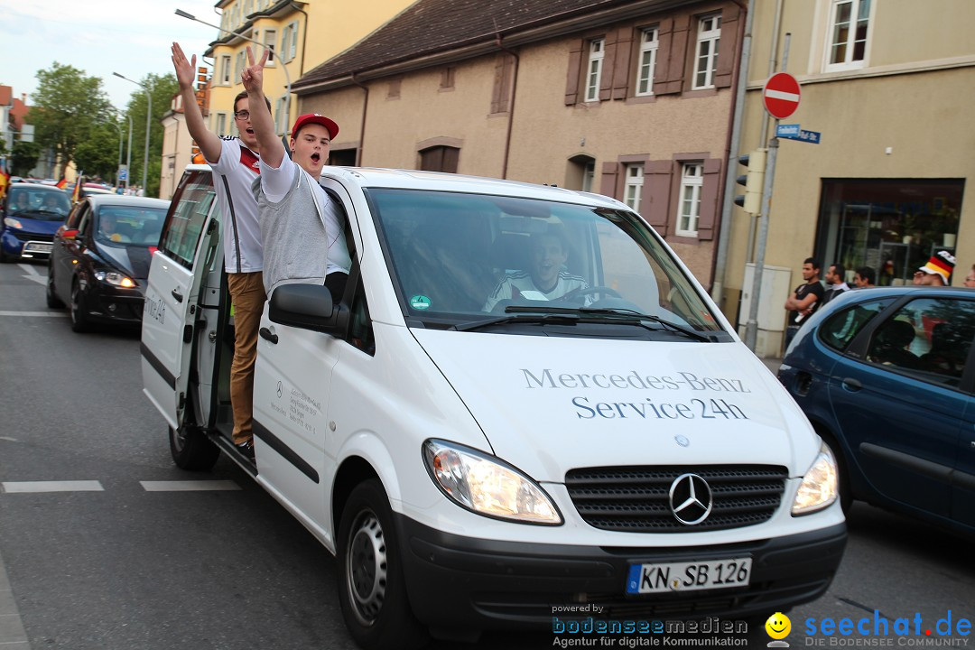 WM 2014: Deutschland vs. Portugal: Singen am Bodensee, 16.06.2014