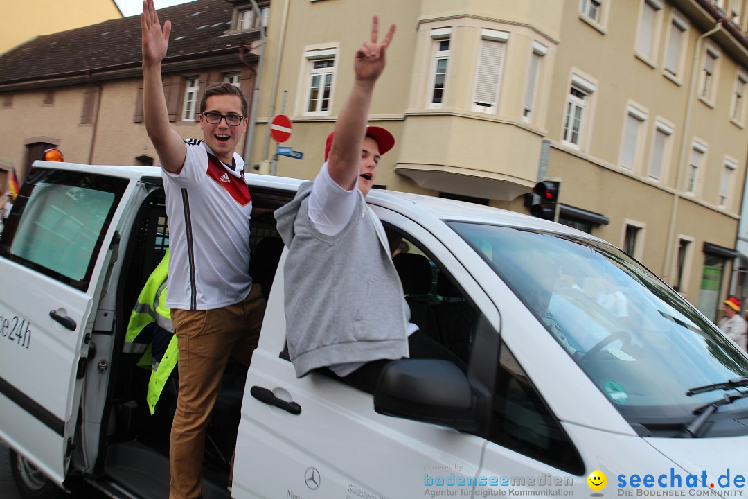 WM 2014: Deutschland vs. Portugal: Singen am Bodensee, 16.06.2014