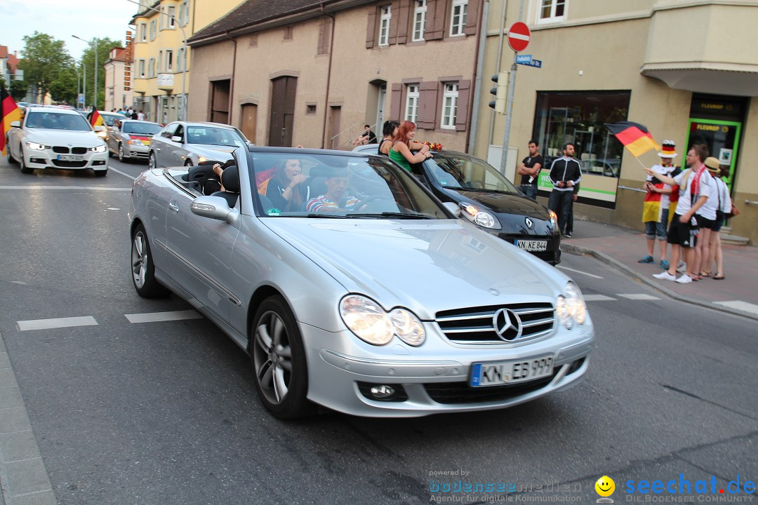 WM 2014: Deutschland vs. Portugal: Singen am Bodensee, 16.06.2014