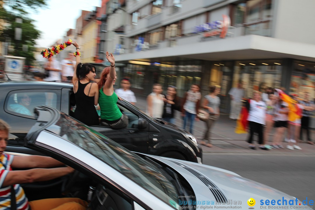 WM 2014: Deutschland vs. Portugal: Singen am Bodensee, 16.06.2014