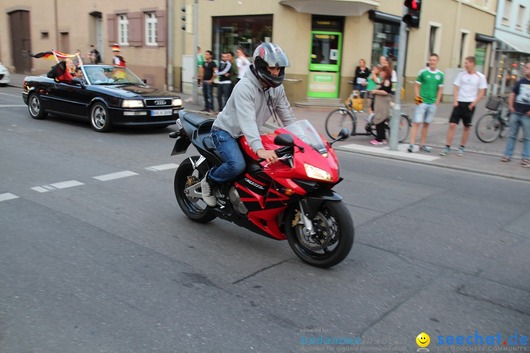 WM 2014: Deutschland vs. Portugal: Singen am Bodensee, 16.06.2014