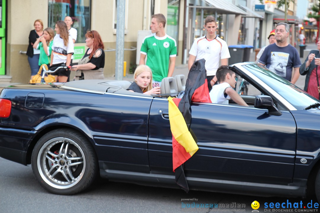 WM 2014: Deutschland vs. Portugal: Singen am Bodensee, 16.06.2014