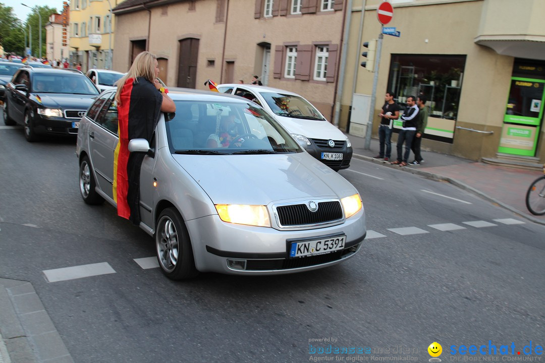 WM 2014: Deutschland vs. Portugal: Singen am Bodensee, 16.06.2014