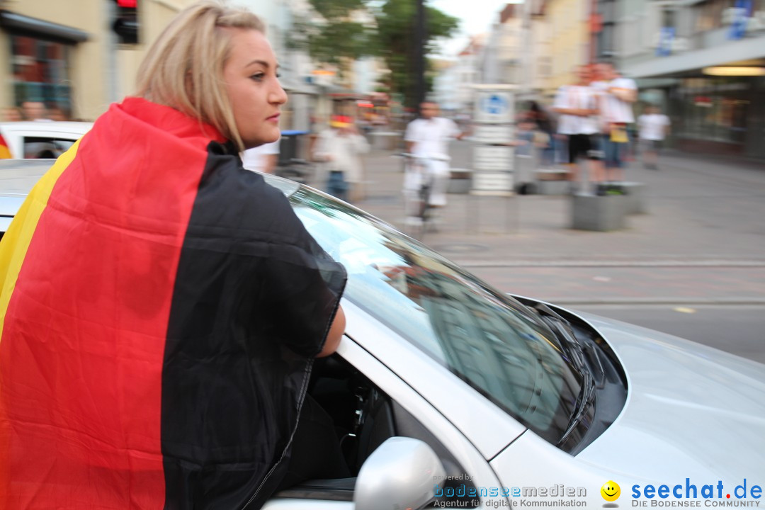 WM 2014: Deutschland vs. Portugal: Singen am Bodensee, 16.06.2014