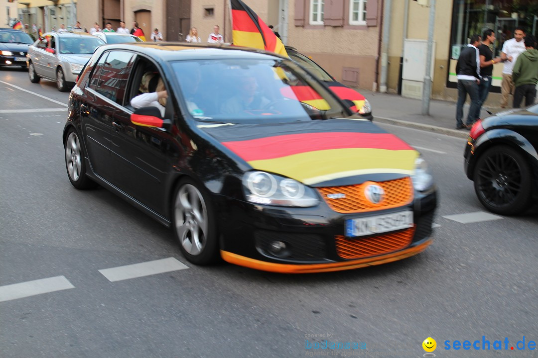 WM 2014: Deutschland vs. Portugal: Singen am Bodensee, 16.06.2014