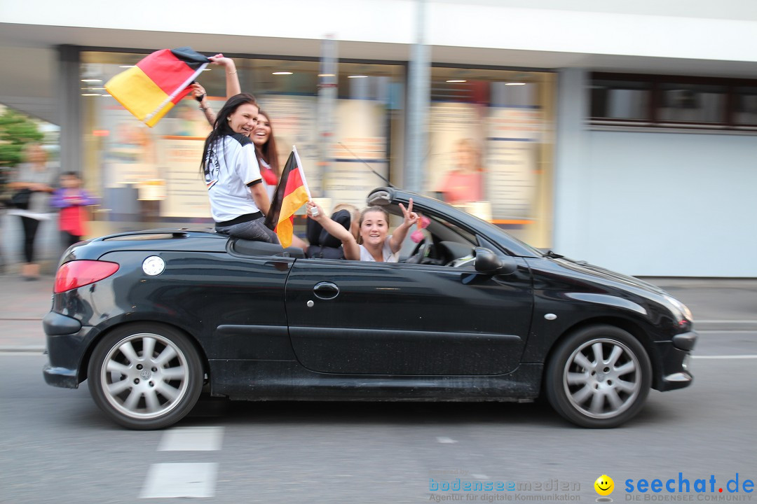 WM 2014: Deutschland vs. Portugal: Singen am Bodensee, 16.06.2014