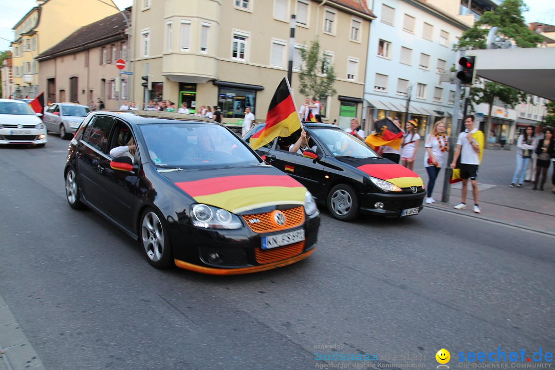 WM 2014: Deutschland vs. Portugal: Singen am Bodensee, 16.06.2014