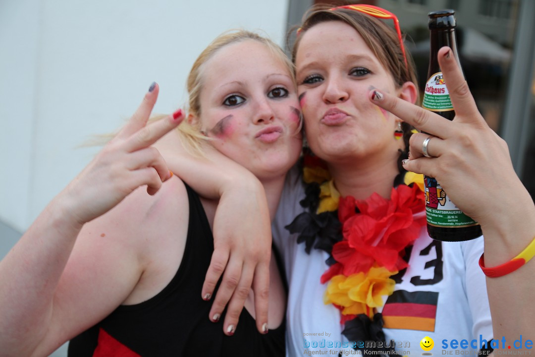 WM 2014: Deutschland vs. Portugal: Singen am Bodensee, 16.06.2014