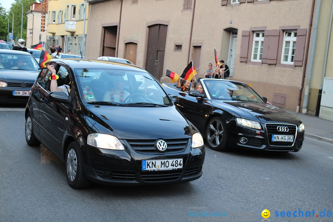 WM 2014: Deutschland vs. Portugal: Singen am Bodensee, 16.06.2014