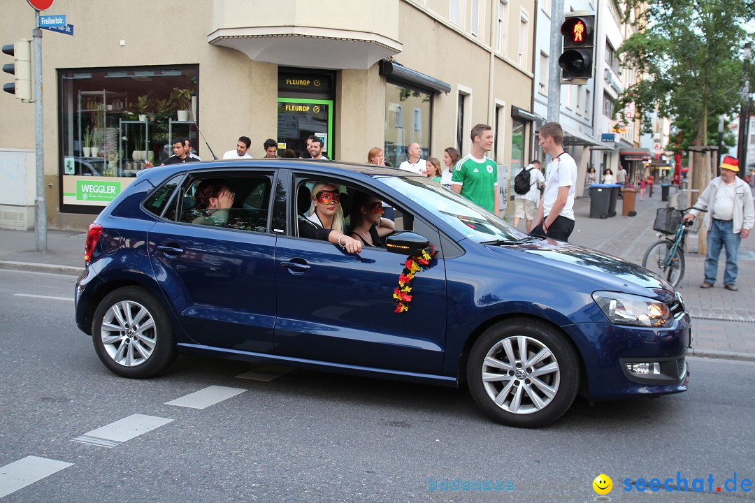 WM 2014: Deutschland vs. Portugal: Singen am Bodensee, 16.06.2014