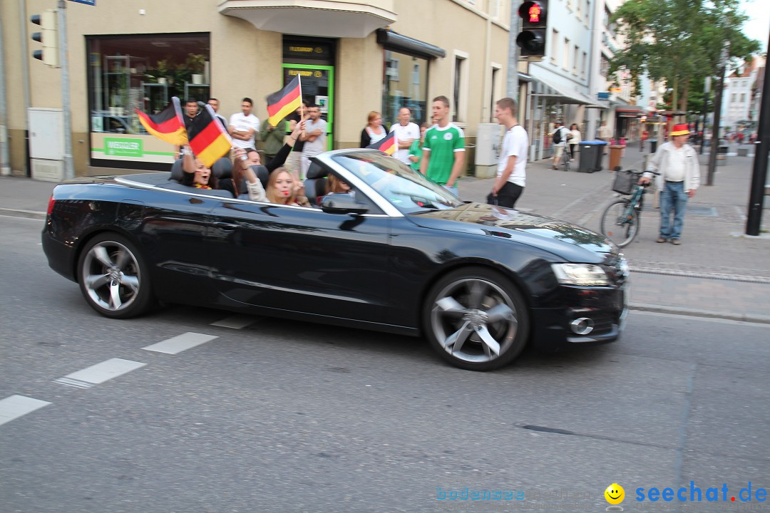 WM 2014: Deutschland vs. Portugal: Singen am Bodensee, 16.06.2014