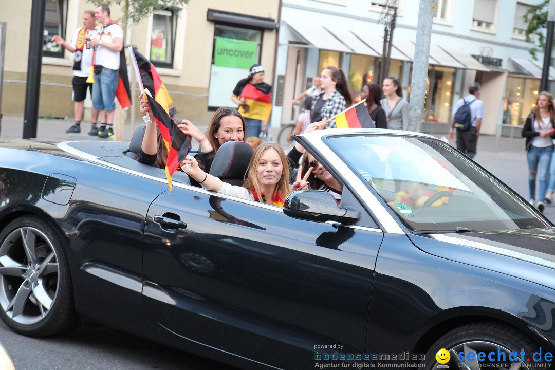 WM 2014: Deutschland vs. Portugal: Singen am Bodensee, 16.06.2014