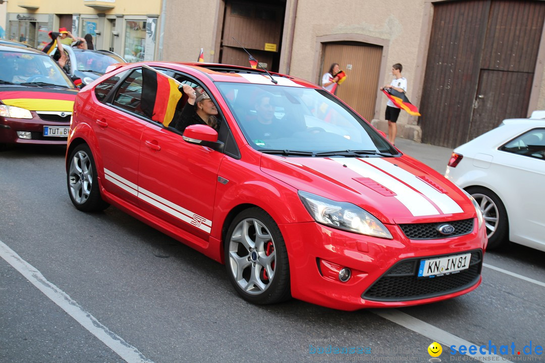 WM 2014: Deutschland vs. Portugal: Singen am Bodensee, 16.06.2014