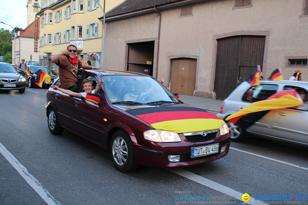 WM 2014: Deutschland vs. Portugal: Singen am Bodensee, 16.06.2014