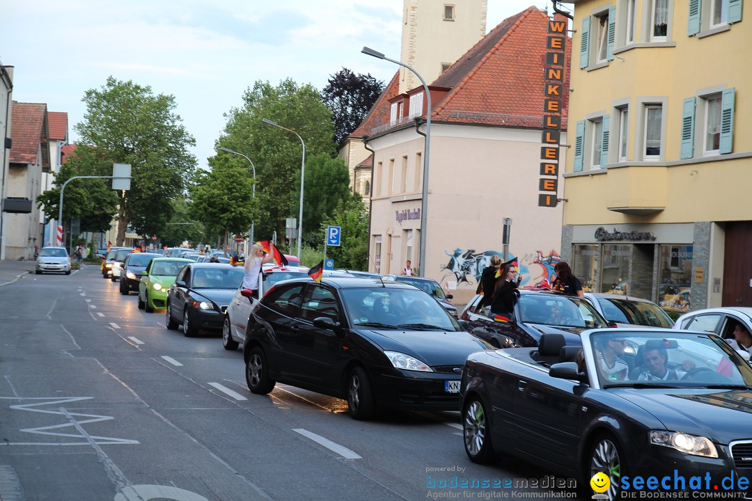 WM 2014: Deutschland vs. Portugal: Singen am Bodensee, 16.06.2014