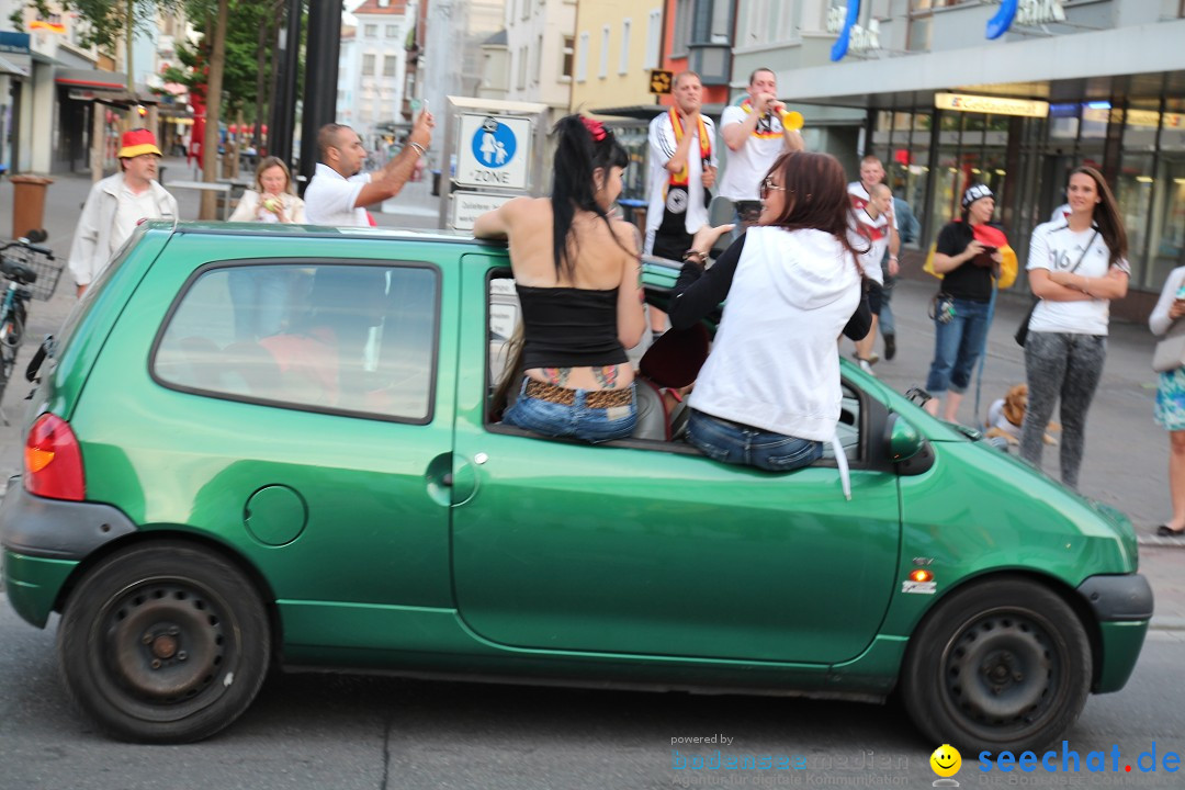 WM 2014: Deutschland vs. Portugal: Singen am Bodensee, 16.06.2014