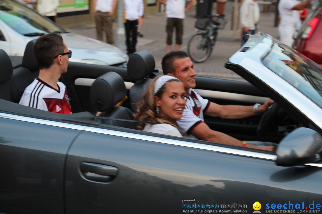 WM 2014: Deutschland vs. Portugal: Singen am Bodensee, 16.06.2014