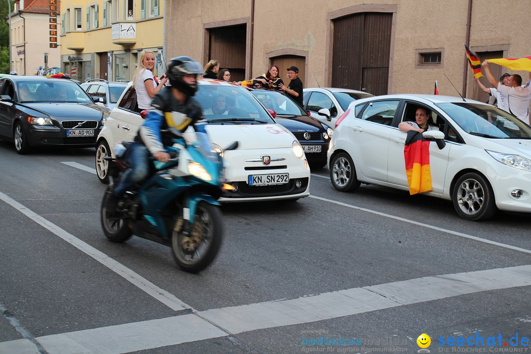 WM 2014: Deutschland vs. Portugal: Singen am Bodensee, 16.06.2014