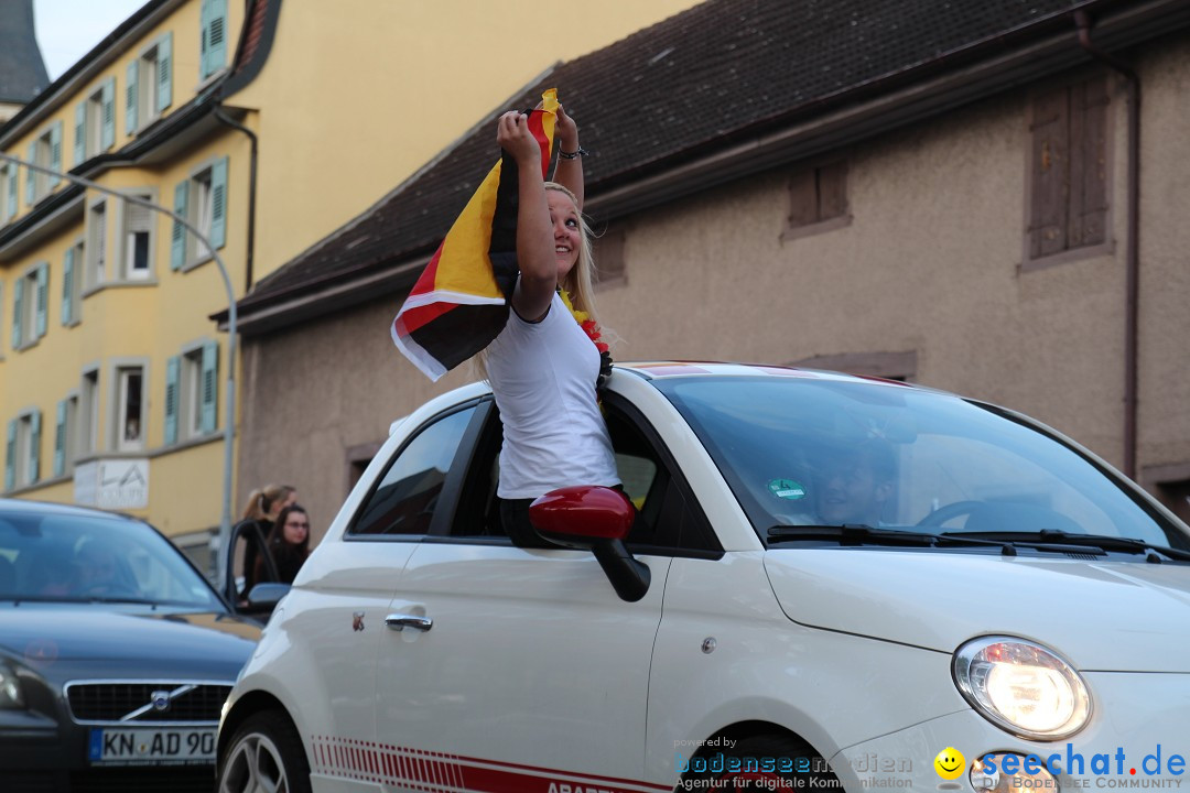 WM 2014: Deutschland vs. Portugal: Singen am Bodensee, 16.06.2014