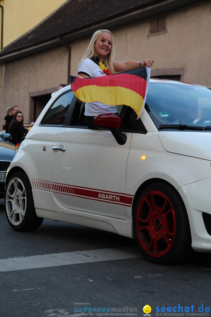 WM 2014: Deutschland vs. Portugal: Singen am Bodensee, 16.06.2014