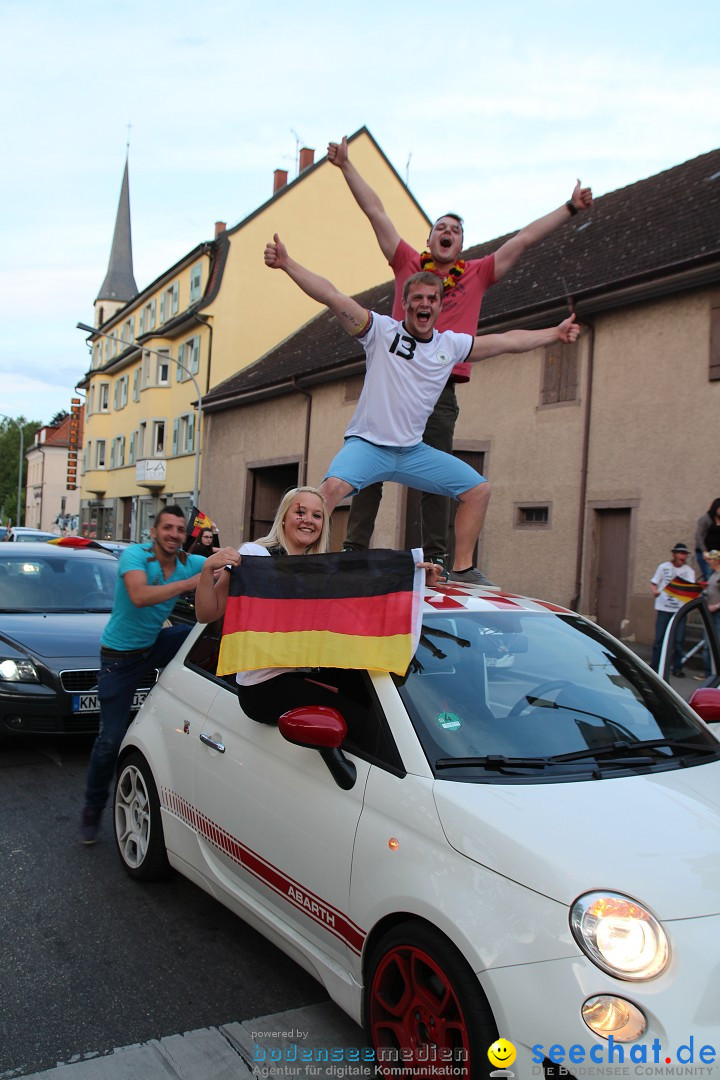 WM 2014: Deutschland vs. Portugal: Singen am Bodensee, 16.06.2014