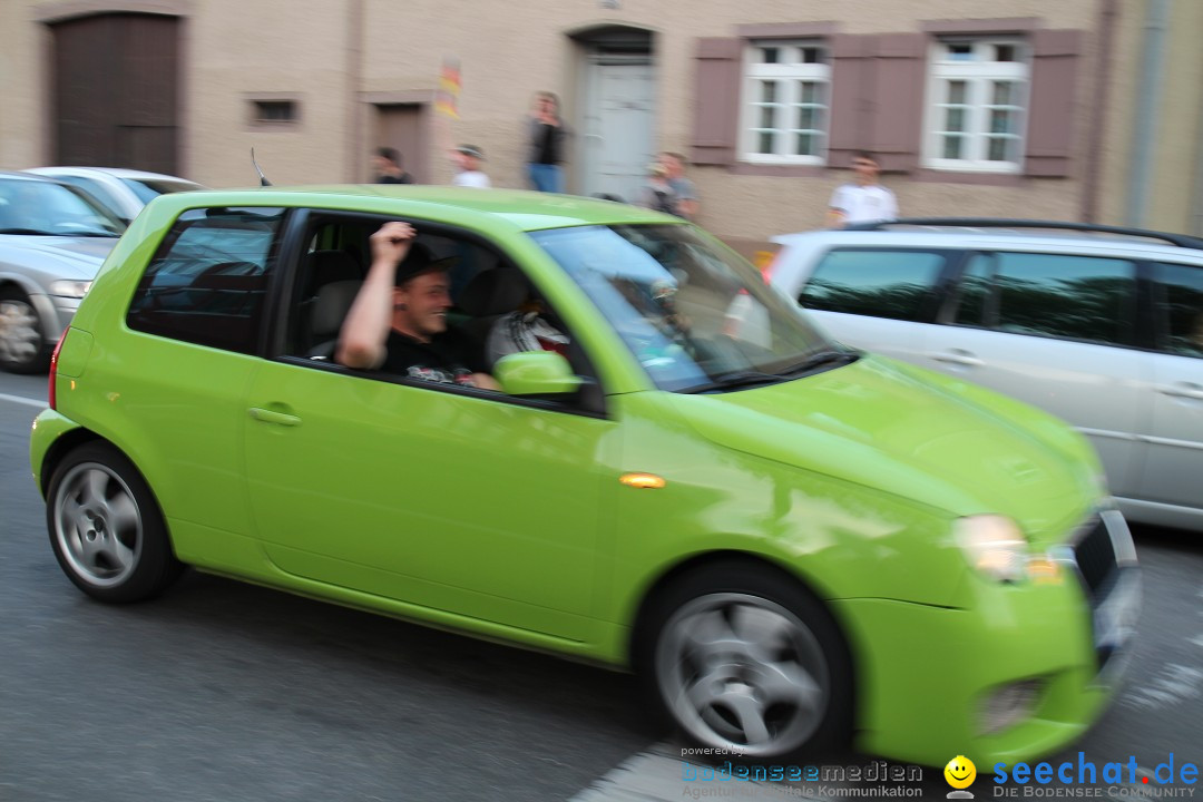 WM 2014: Deutschland vs. Portugal: Singen am Bodensee, 16.06.2014