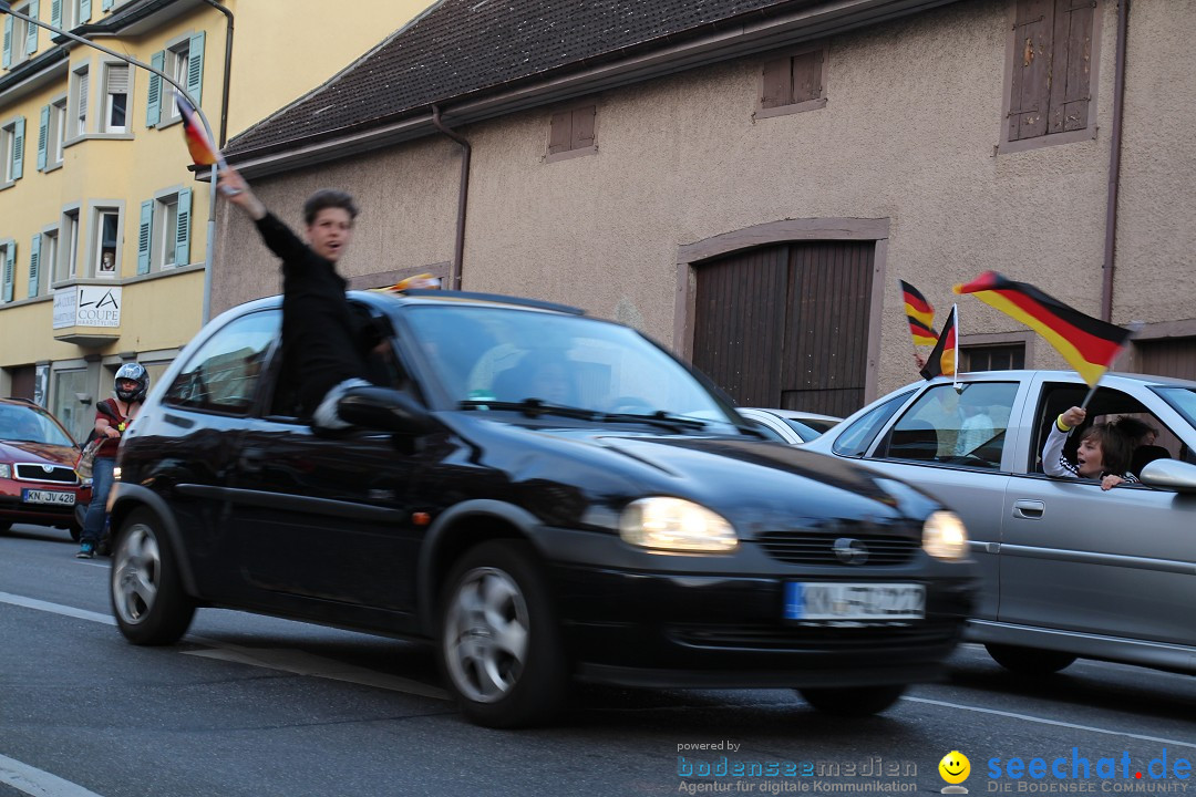 WM 2014: Deutschland vs. Portugal: Singen am Bodensee, 16.06.2014