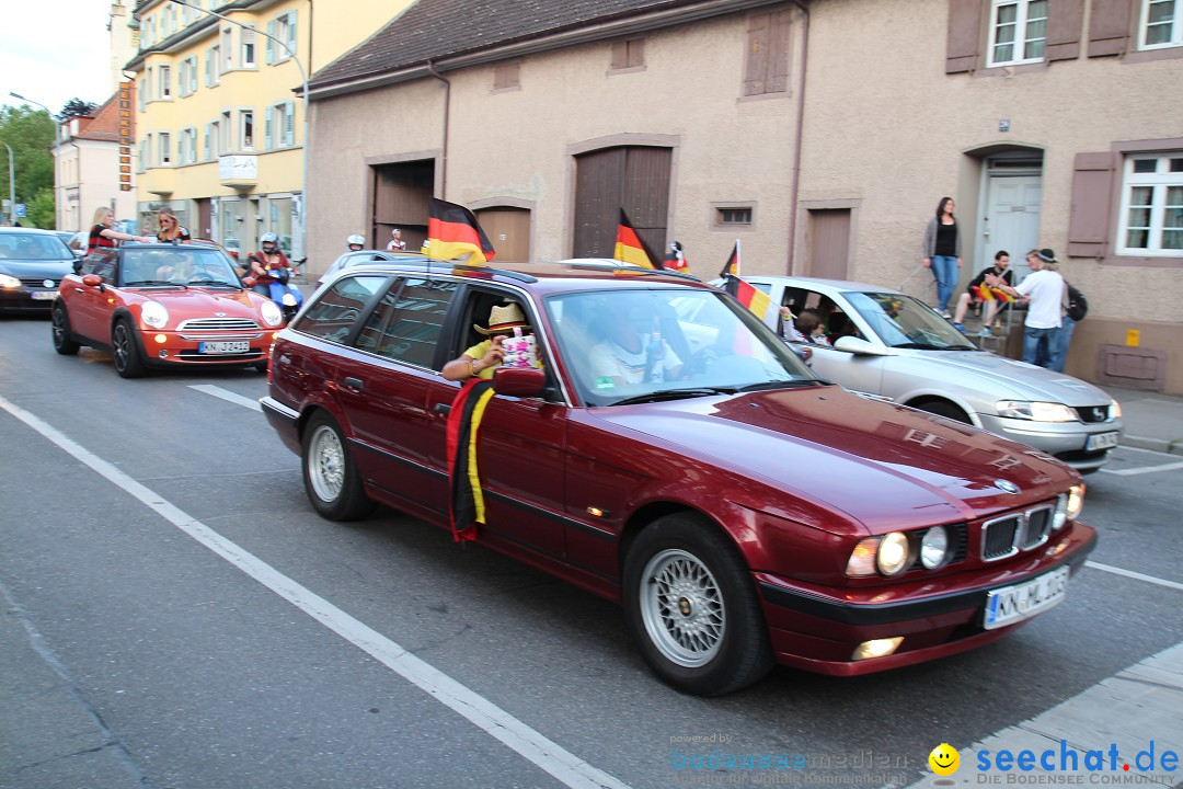 WM 2014: Deutschland vs. Portugal: Singen am Bodensee, 16.06.2014