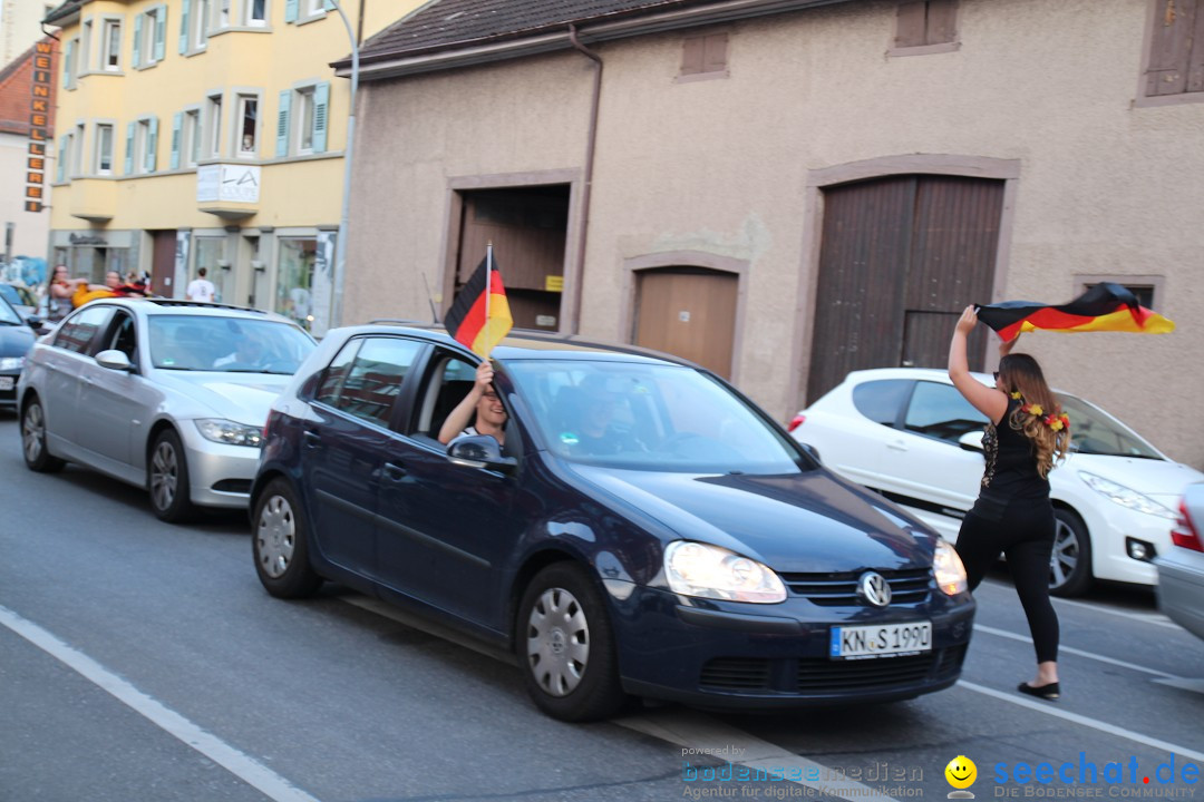 WM 2014: Deutschland vs. Portugal: Singen am Bodensee, 16.06.2014