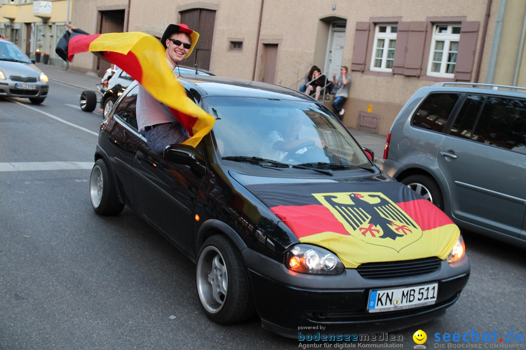 WM 2014: Deutschland vs. Portugal: Singen am Bodensee, 16.06.2014