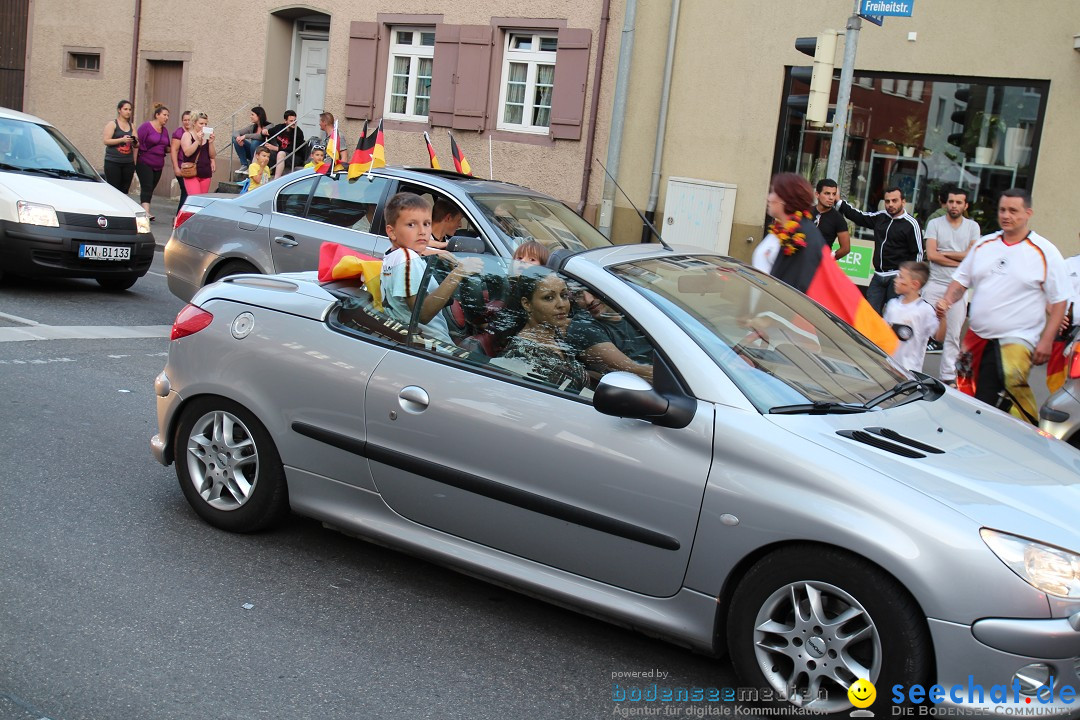 WM 2014: Deutschland vs. Portugal: Singen am Bodensee, 16.06.2014