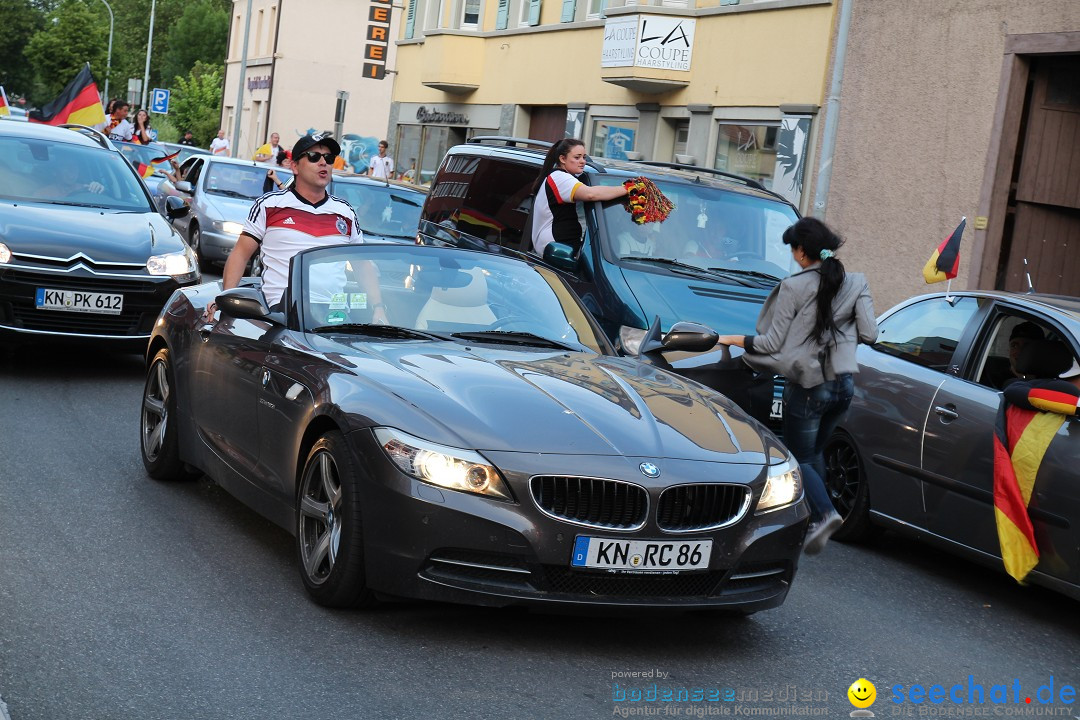 WM 2014: Deutschland vs. Portugal: Singen am Bodensee, 16.06.2014