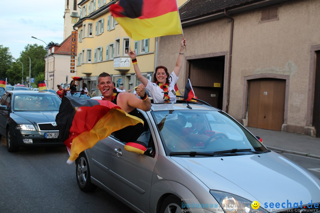 WM 2014: Deutschland vs. Portugal: Singen am Bodensee, 16.06.2014