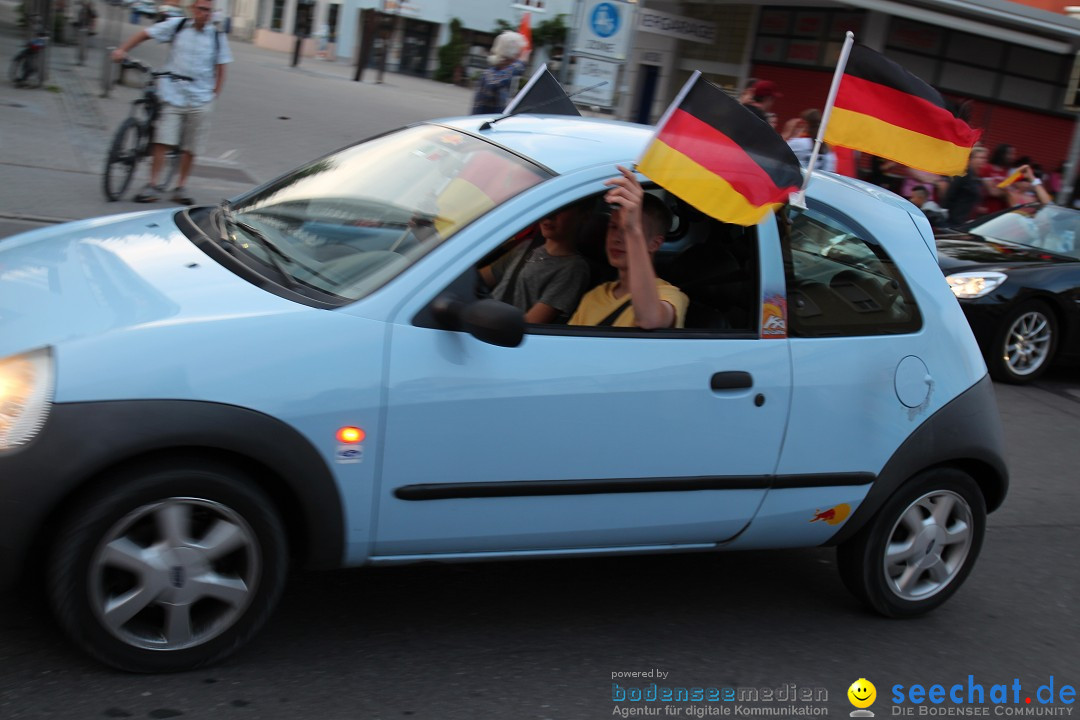 WM 2014: Deutschland vs. Portugal: Singen am Bodensee, 16.06.2014