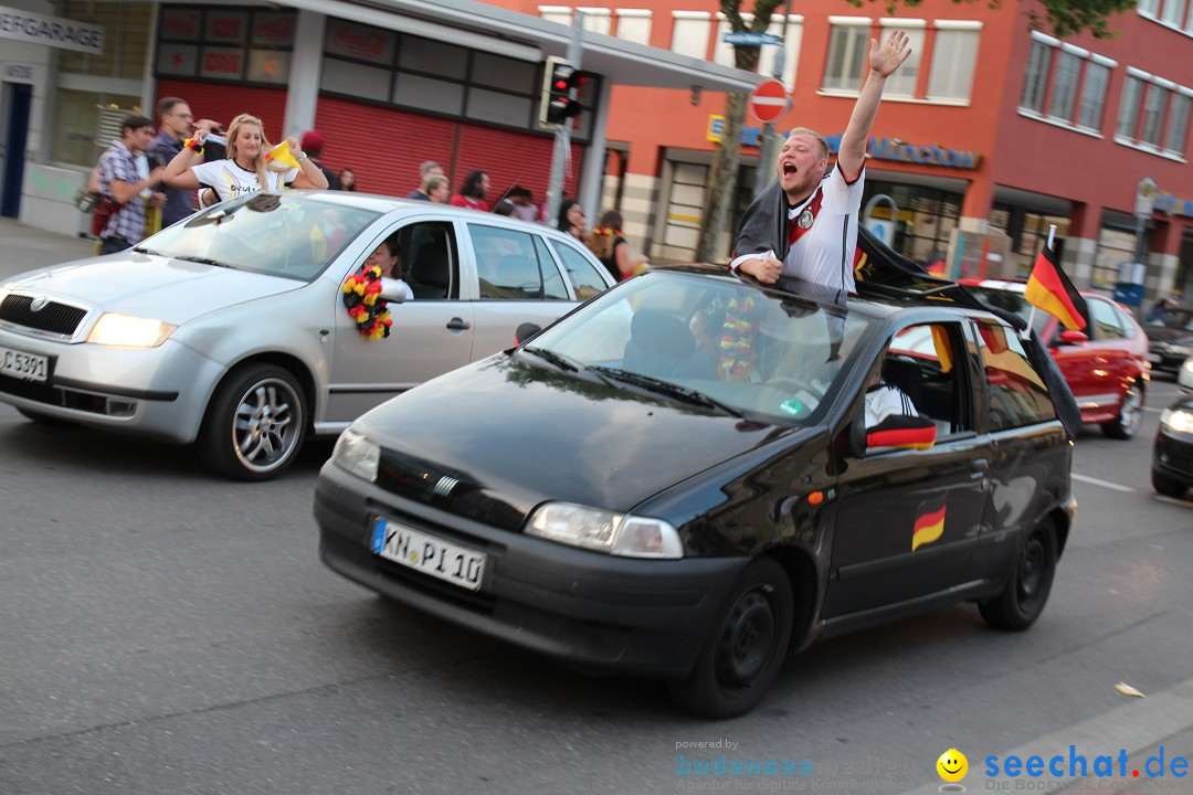 WM 2014: Deutschland vs. Portugal: Singen am Bodensee, 16.06.2014