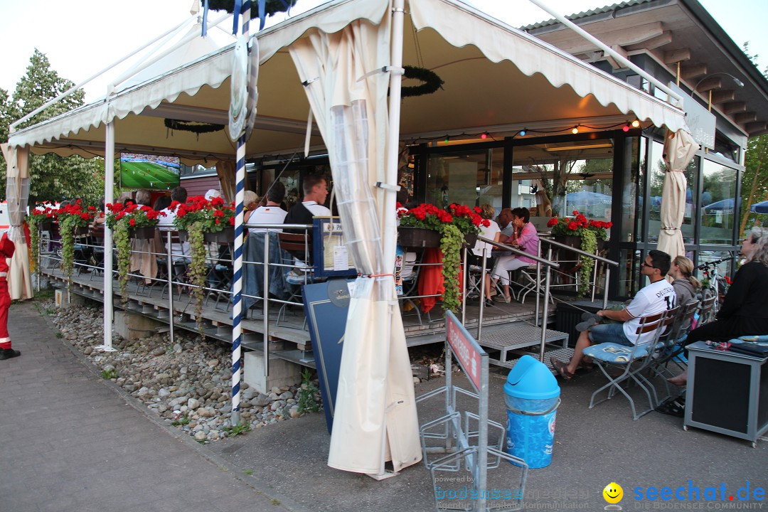 Hafenfest und WM: Deutschland - Ghana: Ludwigshafen am Bodensee, 21.06.2014