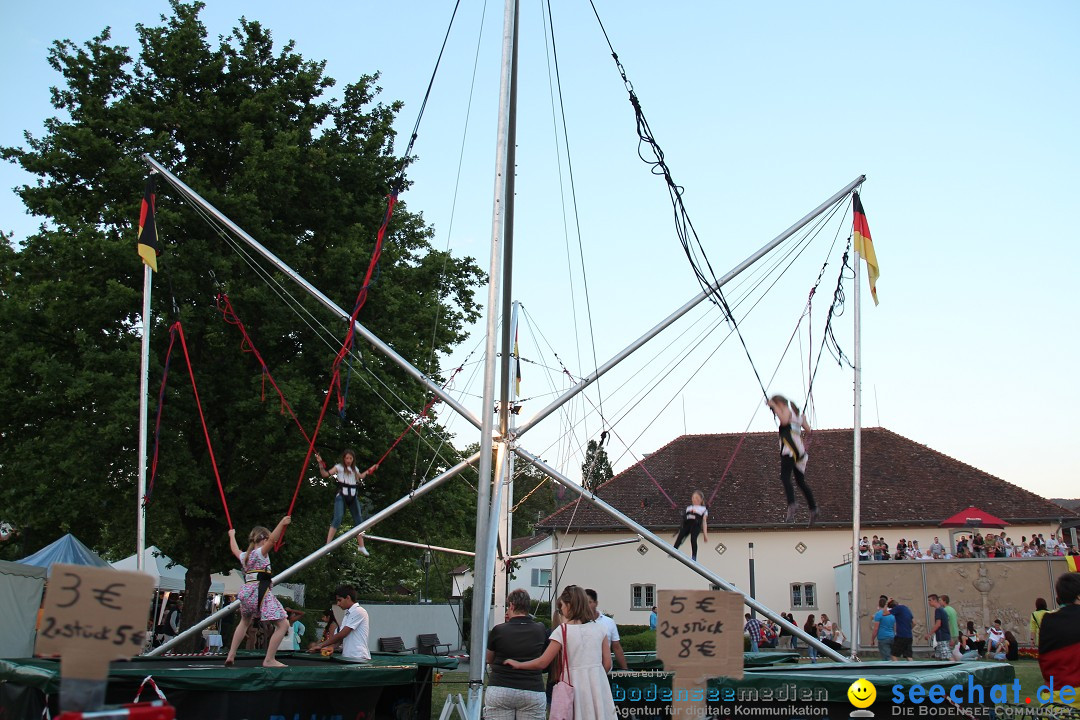 Hafenfest und WM: Deutschland - Ghana: Ludwigshafen am Bodensee, 21.06.2014