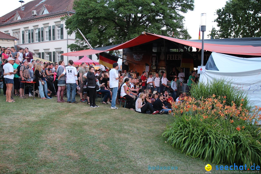 Hafenfest und WM: Deutschland - Ghana: Ludwigshafen am Bodensee, 21.06.2014