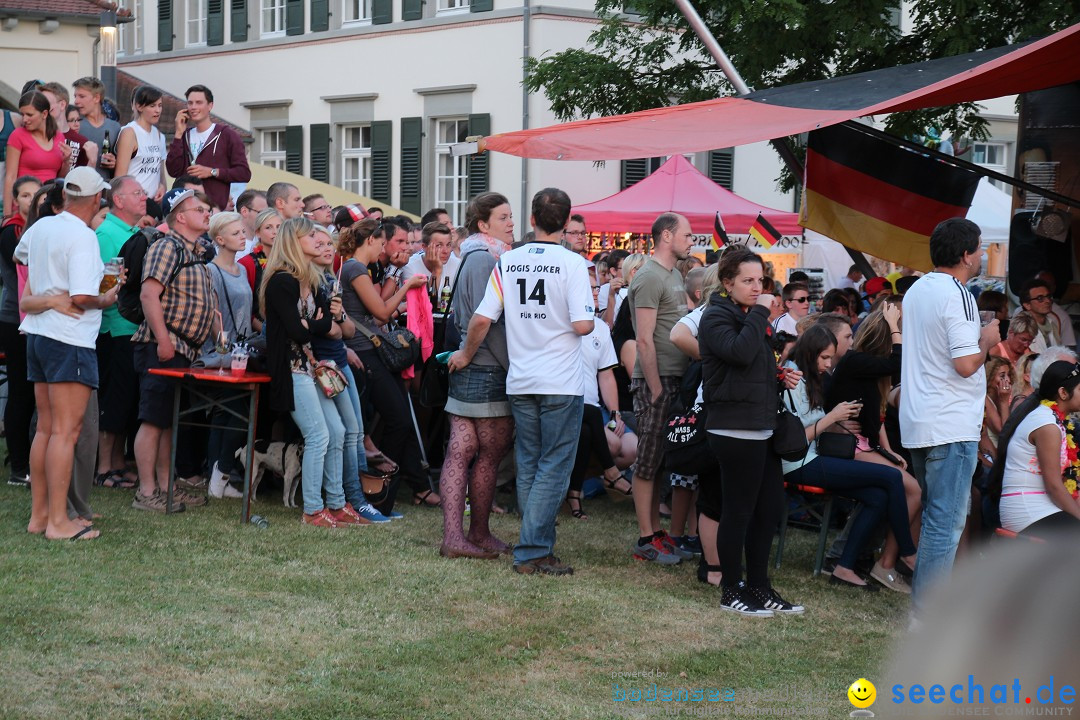 Hafenfest und WM: Deutschland - Ghana: Ludwigshafen am Bodensee, 21.06.2014